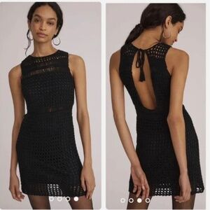 ANTHROPOLOGIE CROCHET SWEATER TUNIC NWT XS